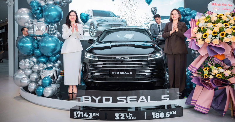 BYD Seal 5 DM-i Chính Thức Ra Mắt Tại Vĩnh Phúc – Sedan Lai Điện Đáng Mong Chờ Nhất 2025!